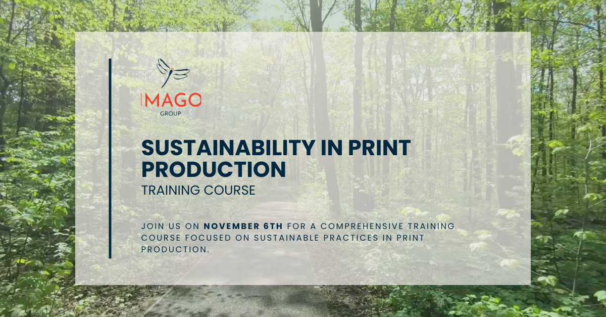 sustainability in print production training course imago group