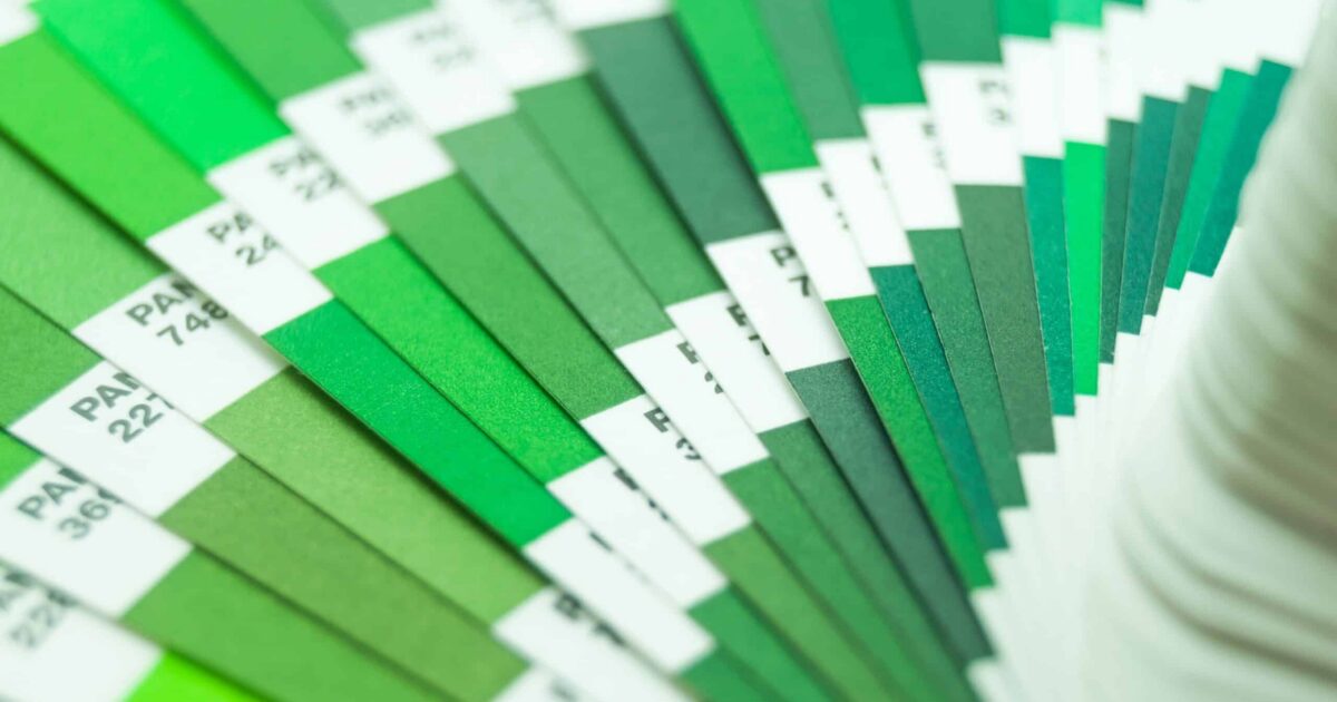 Berdsk,,Russia,-,9,Feb,2022:,Pantone,Color,Guide.,Palette Sustainability Update 2026 green printing
