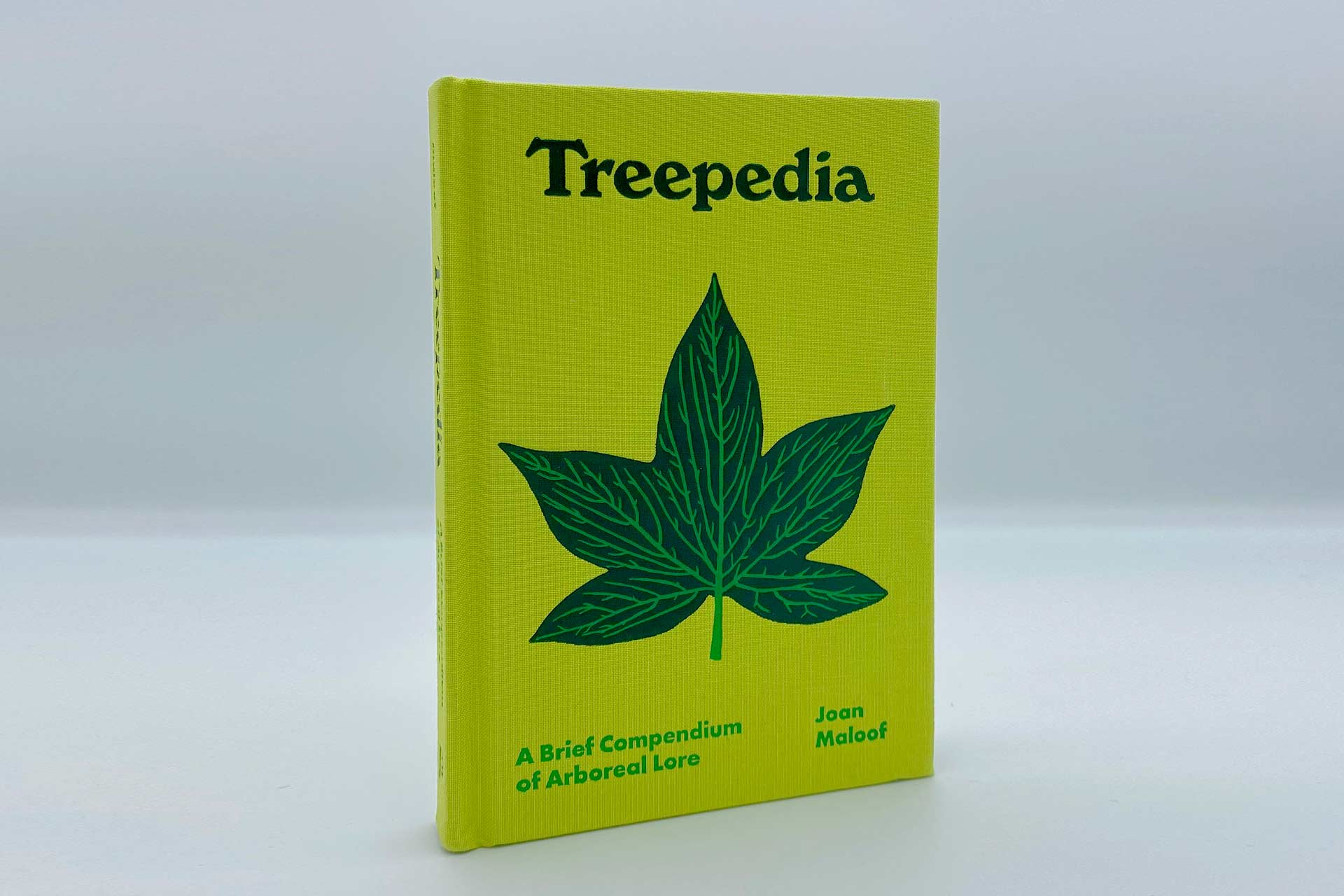 treepedia woodfree paper book with real cloth cover