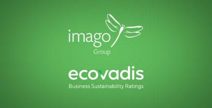 imago logo and ecovadis rating provider logo