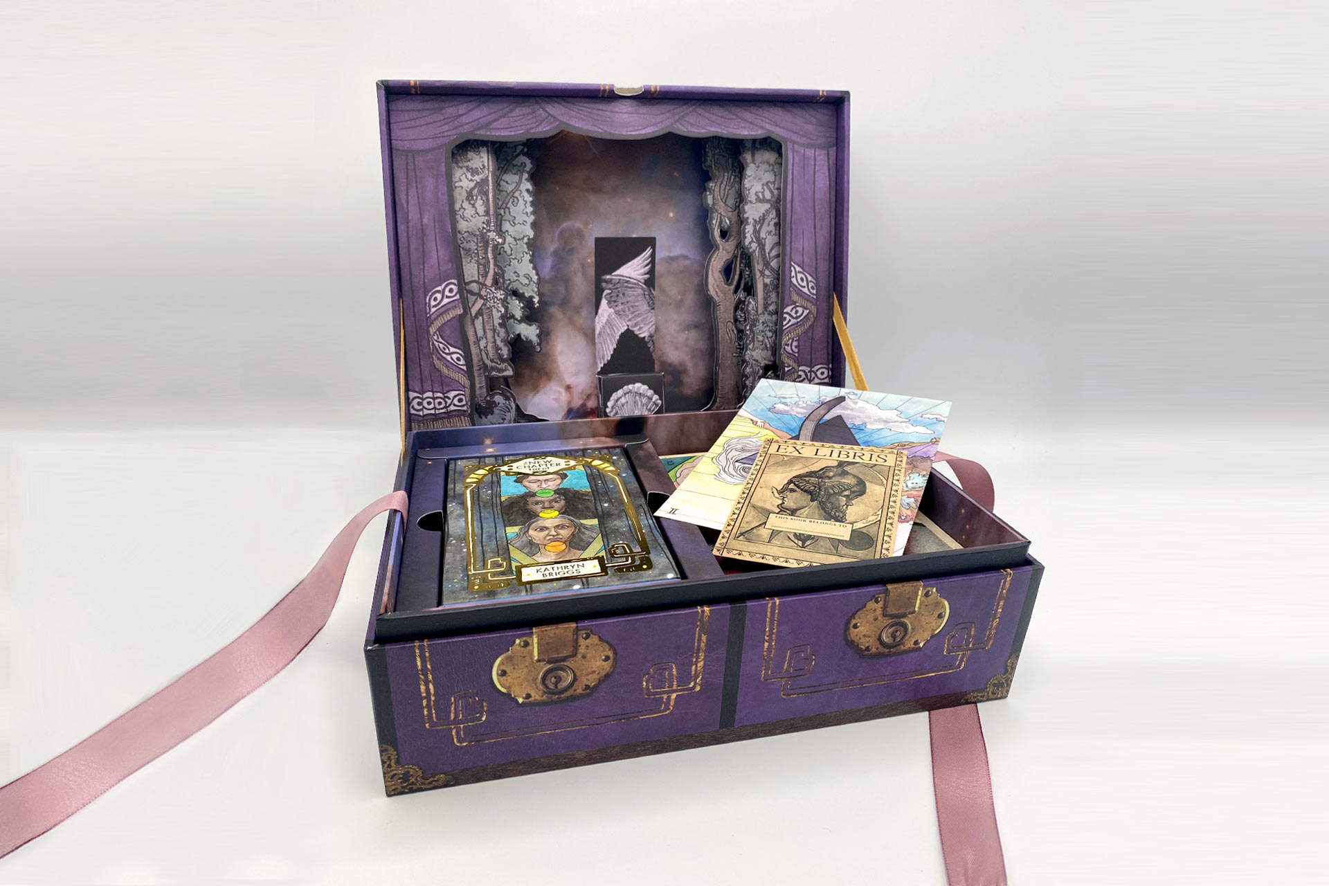 special edition tarot cards box set liminal 11 open with ribbons