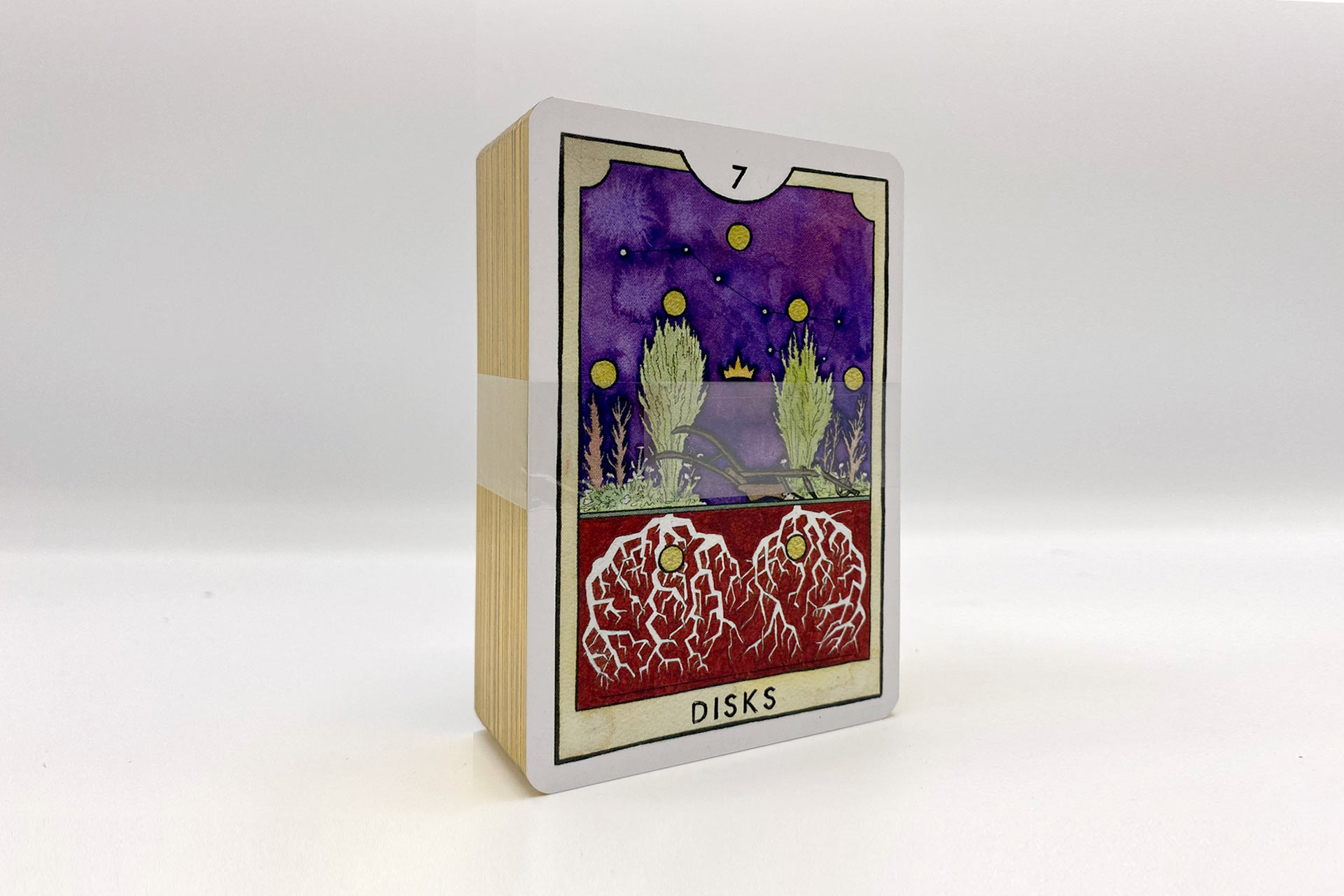 special edition tarot cards with golden gilt edging