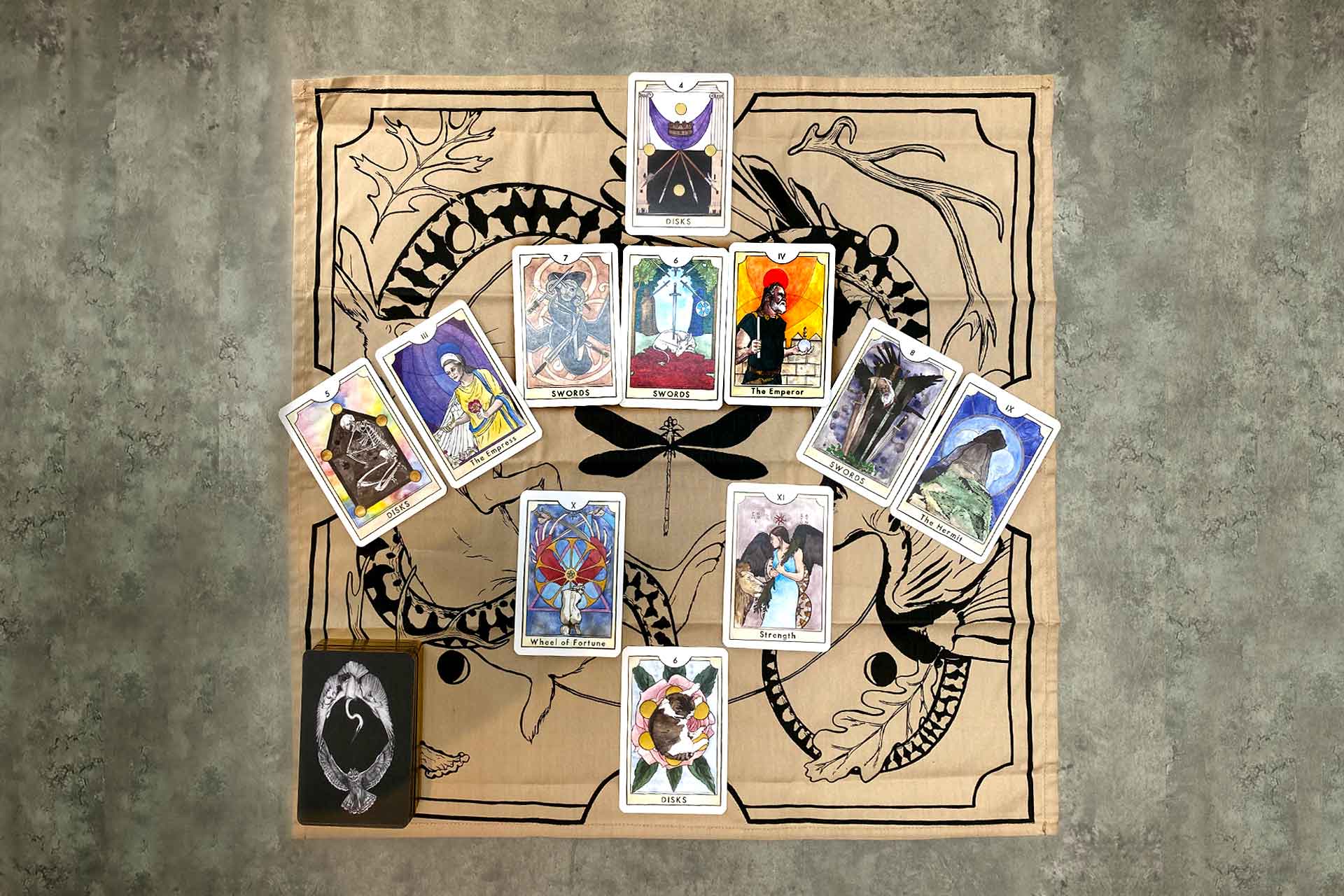special edition tarot cards scarf
